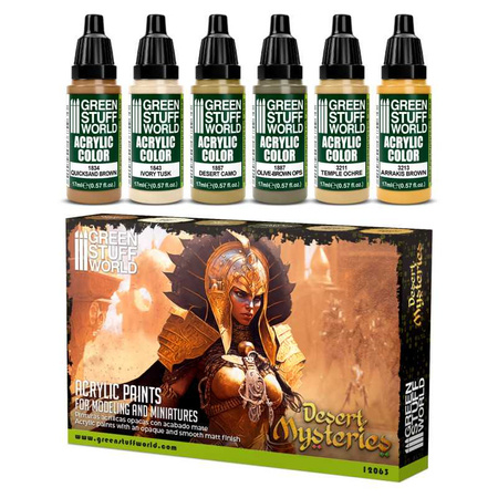 Green Stuff World Paint Set - Desert Mysteries