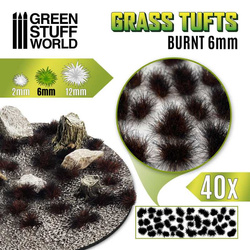 Green Stuff World Grass TUFTS - 6mm self-adhesive - BURNT