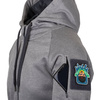 Bluza Urban Tactica Hoodie(FullZip) Me Czar/Szar