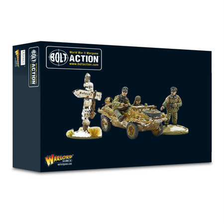 BOLT ACTION Waffen-SS Schwimmwagen diorama (winter)