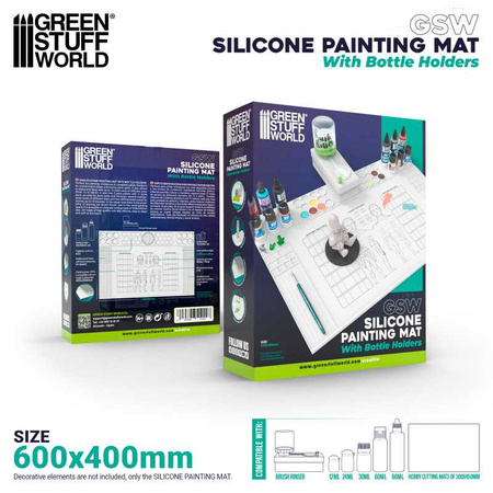 Green Stuff World Silicone Painting Mat with Edges