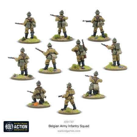 BOLT ACTION Belgian Infantry Squad
