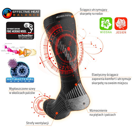 SKARPETY TURYSTYCZNE LEKKIE TRE12 COMODO