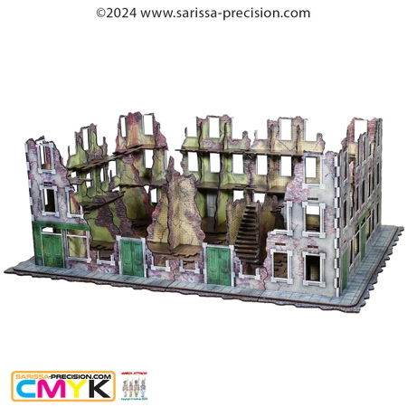 SARISSA PRECISION - Destroyed City Block D (400x300) - Full Colour