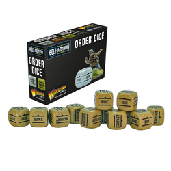 BOLT ACTION Orders Dice Pack - Sand