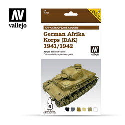 VALLEJO 78409 AFV Camouflage System: German Afrika Korps 1941/42 (DAK)