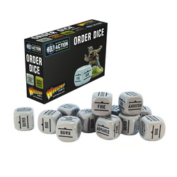 BOLT ACTION Orders Dice Pack - Grey