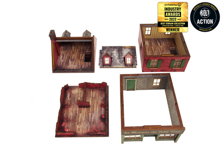 MICRO ART - WW2 NORMANDY CAFE (28MM)