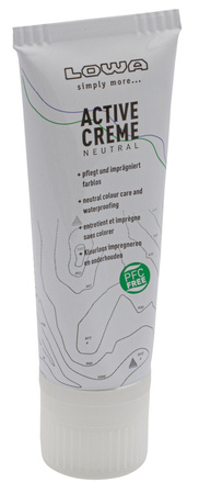 Krem do pielęgnacji obuwia Lowa Active Creme PFC free 75ml transparent
