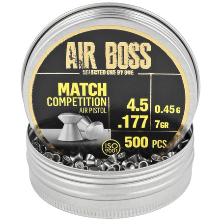 Śrut Apolo Air Boss Match Competition Air Pistol 4.5 mm, 500 szt. 045g/7.0gr