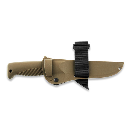 Nóż Peltonen Sissipuukko M07 Ranger FDE Cerakote - pochwa kompozytowa Coyote FJP126