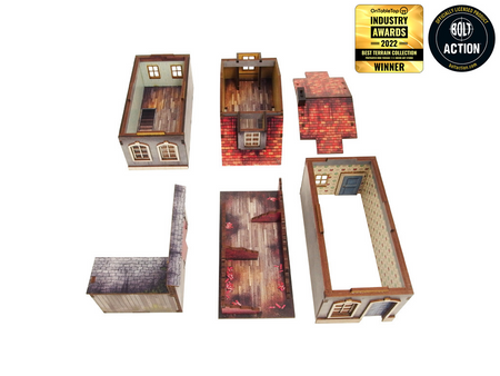 MICRO ART - WW2 NORMANDY TOWNHOUSE 1 (28MM)