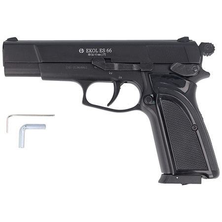Pistolet Pneumatyczny Wiatrówka Ekol ES 66 Full Size Gen.2 4,5 mm Matte Black