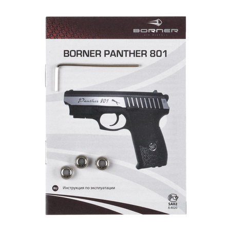 Pistolet wiatrówka Borner Panther 801 4,5 mm BB