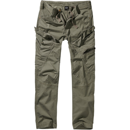 Spodnie ADVEN slim fit olive Brandit