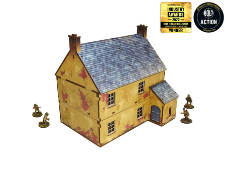 MICRO ART - WW2 NORMANDY TOWNHOUSE 2 (28MM)