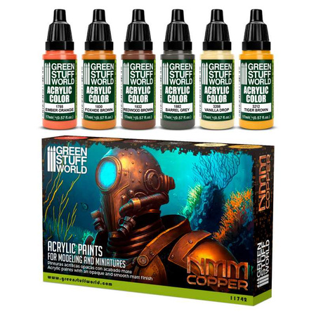 Green Stuff World Paint Set - NMM Cooper