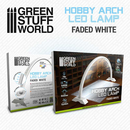 Green Stuff World Lampa LED Hobby Arch Biała