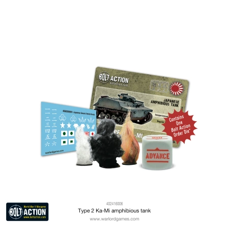 BOLT ACTION Japanese Type 2 Ka-Mi amphibious tank