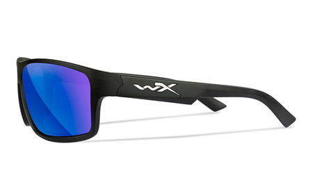 Okulary Wiley X Black Frame Blue Polarized CAPTIVATE™ PEAK