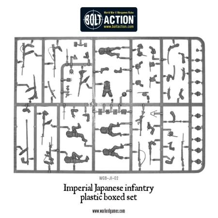BOLT ACTION Imperial Japanese Infantry Plastic Boxed Set
