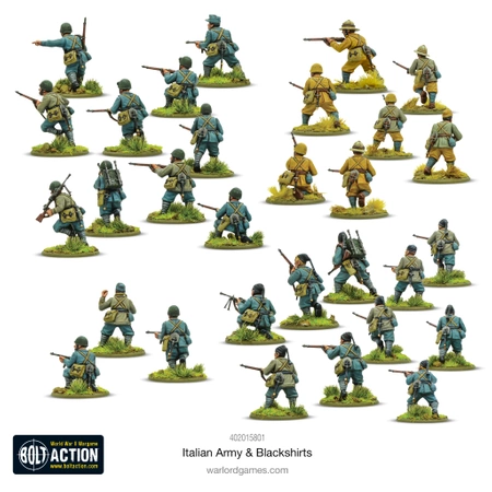 BOLT ACTION Italian Army & Blackshirts