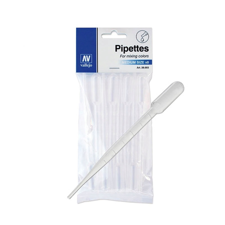 Vallejo: 26.003 - Accessories - Pipettes Medium Size (8x3 ml)