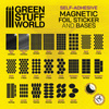 Green Stuff World Round Magnetic Sheet SELF-ADHESIVE - 25mm