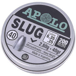 Śrut Apolo Slug 40 6.35 mm, 200 szt. 2.60g/40.0gr (19304)