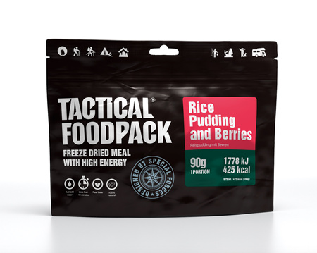 Liofilizat Tactical Foodpack Ryżowy pudding z malinami 290g