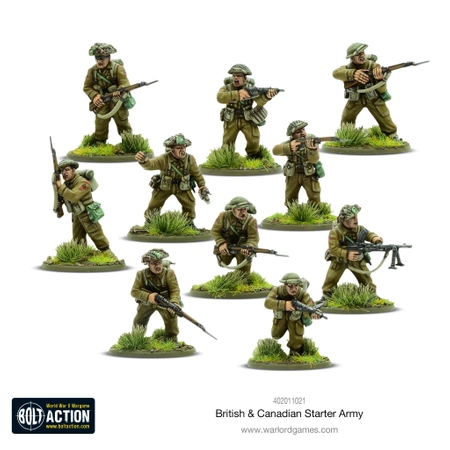 BOLT ACTION British & Canadian Army (1943-45) Starter Army