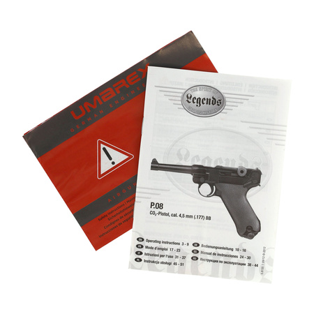 PISTOLET WIATRÓWKA LEGENS P.08 kal. 4,5mm Umarex