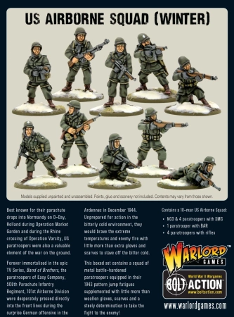 BOLT ACTION US Airborne Squad (Winter)