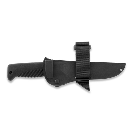 Nóż Peltonen Sissipuukko M07 Ranger Black PTFE - pochwa kompozytowa czarna FJP080