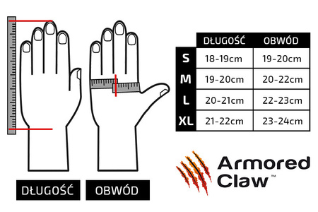 Rękawice Shooter olive Rozm. L Armored Claw  