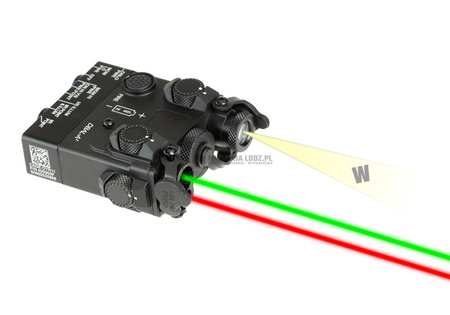 DBAL-A2 Latarka Laser Module Red+Green Czarny Aluminium WADSN