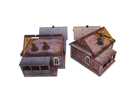 MICRO ART - WW2 Ostfront Village Doma (2) (28mm)