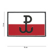 Naszywka 3D PVC Flaga Polski PW 101 INC