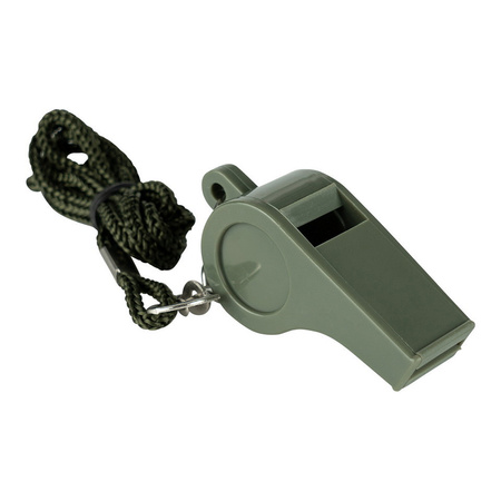 Gwizdek sygnalizacyjno-ratunkowy plastikowy zielony Fosco