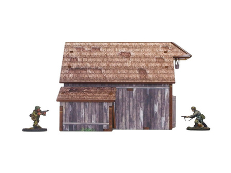 MICRO ART - WW2 Ostfront Village Barn (1) (28mm)