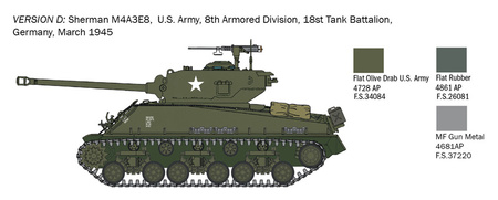 ITALERI M4A3E8 Sherman Fury