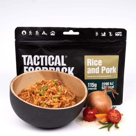 Liofilizat Tactical Foodpack Danie z ryżem i wieprzowiną 415g