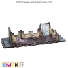 SARISSA PRECISION - Destroyed City Ground Floors - Corners x2 - Full Colour