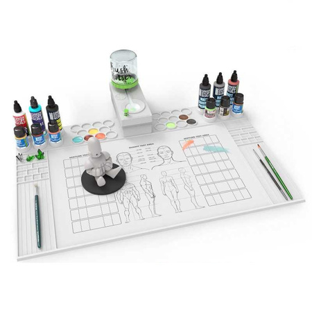 Green Stuff World Silicone Painting Mat with Edges