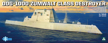 Takom Snowman Model SP-6001 DDG-1000 Zumwalt Class Destroyer 1/350