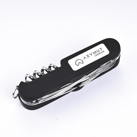 Scyzoryk AZYMUT Izeron 13 narzędzi kabura czarny