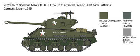 ITALERI M4A3E8 Sherman Fury