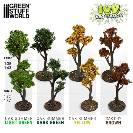 Green Stuff World Ivy Foliage - Light Green Oak - Large