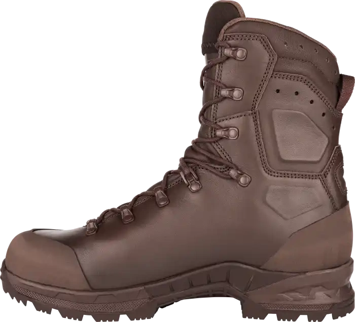 Buty COMBAT BOOT MK2 GTX Dark Brown LOWA – podeszwa Vibram i sznurowanie