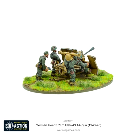 BOLT ACTION German Heer 3.7cm Flak-43 AA gun (1943-45)